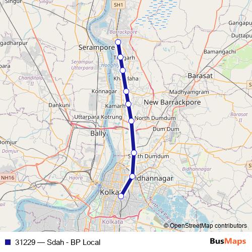 31229 rail Line Map
