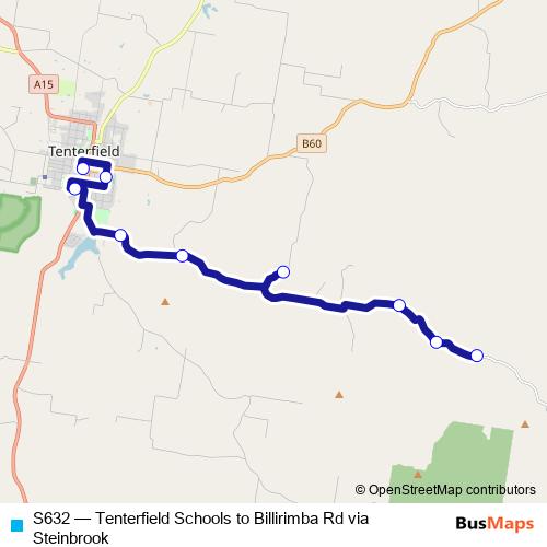 S632 bus Line Map