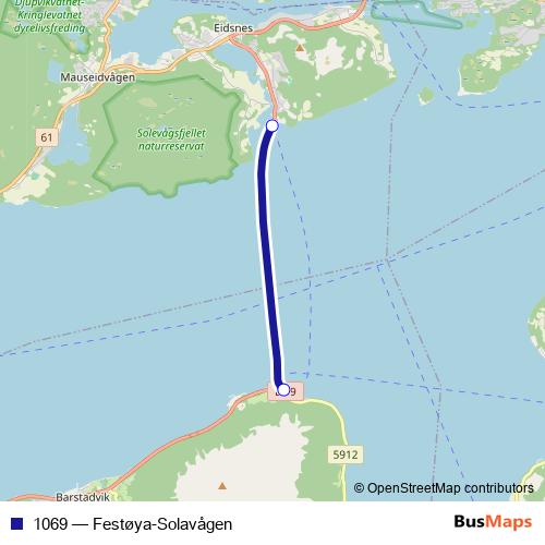 1069 ferry Line Map