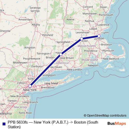 PPB 5633fs bus Line Map