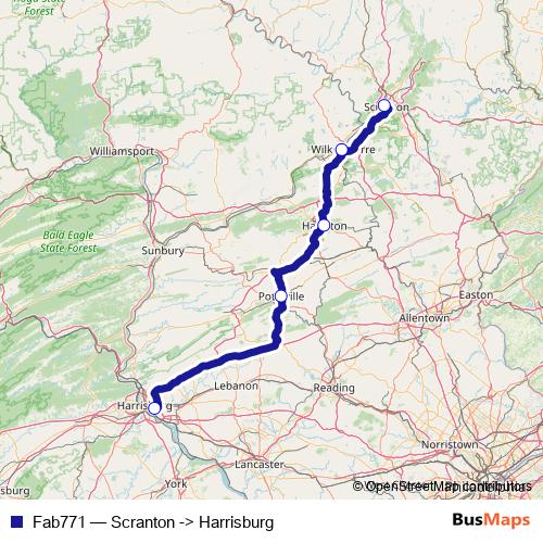 Fab771 bus Line Map