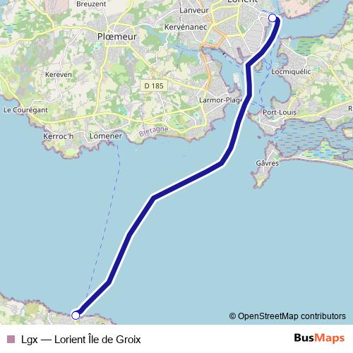 Lgx bus Line Map
