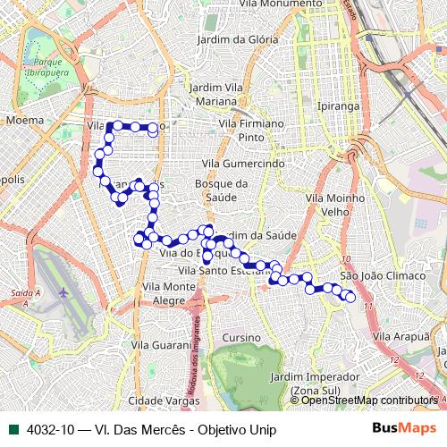 4032-10 bus Line Map