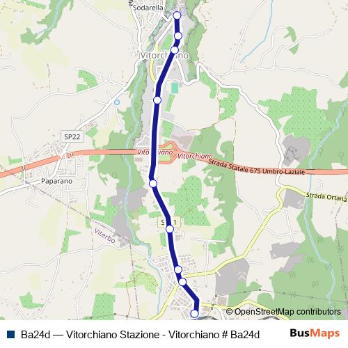 Ba24d bus Line Map