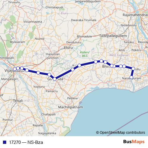 17270 rail Line Map