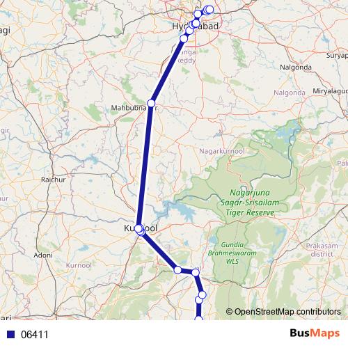 06411 bus Line Map