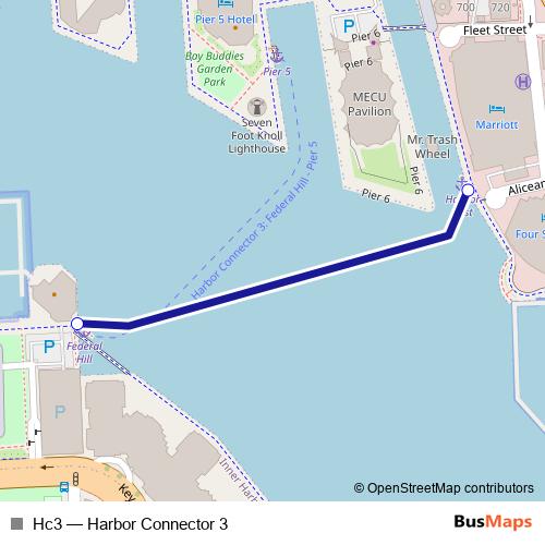 Hc3 ferry Line Map