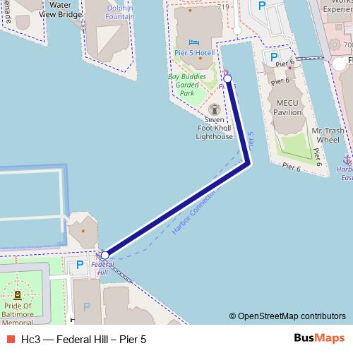 Hc3 ferry Line Map