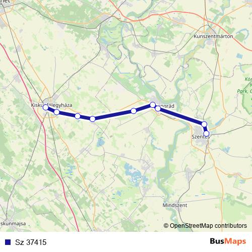 Sz 37415 rail Line Map