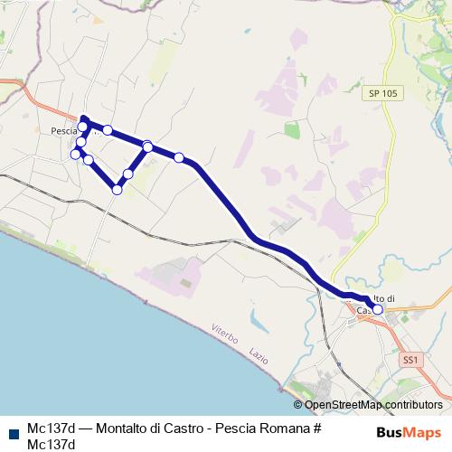 Mc137d bus Line Map
