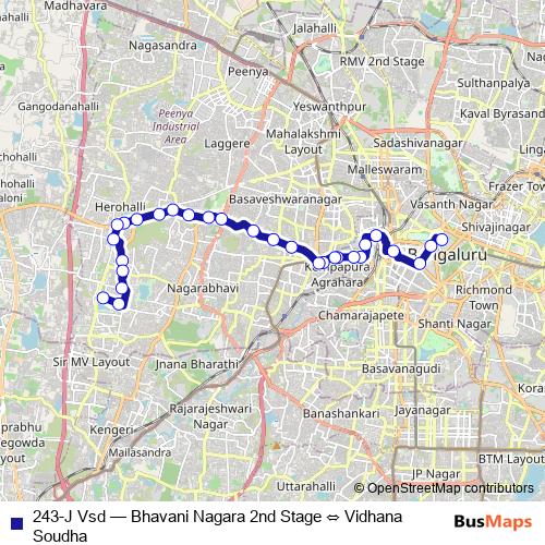 243-J Vsd bus Line Map