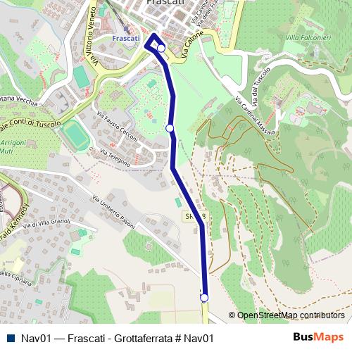 Nav01 bus Line Map