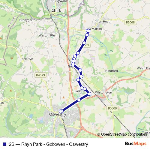 2S bus Line Map
