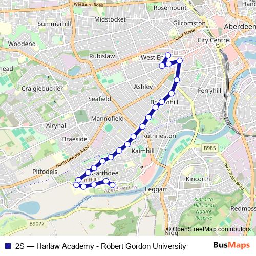 2S bus Line Map