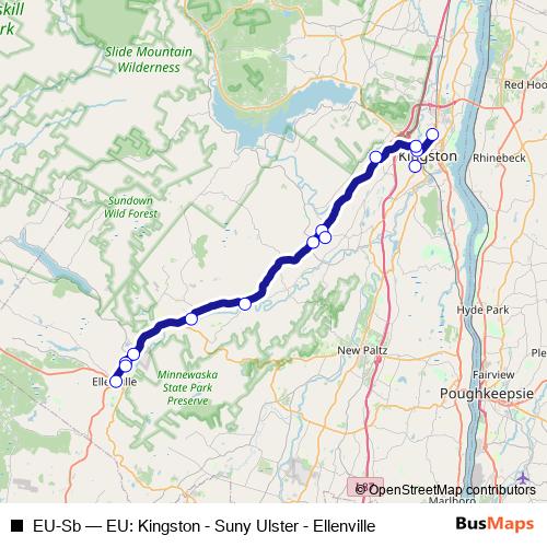 EU-Sb bus Line Map