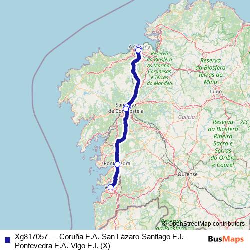Xg817057 bus Line Map