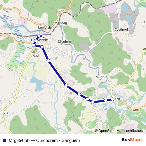 Mrg354mb bus Line Map