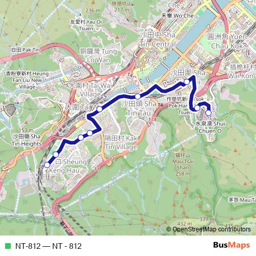 NT-812 bus Line Map