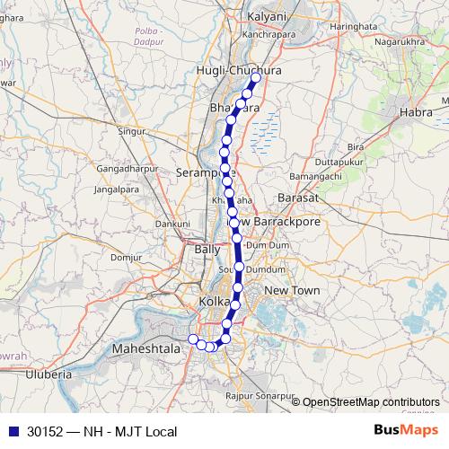 30152 rail Line Map