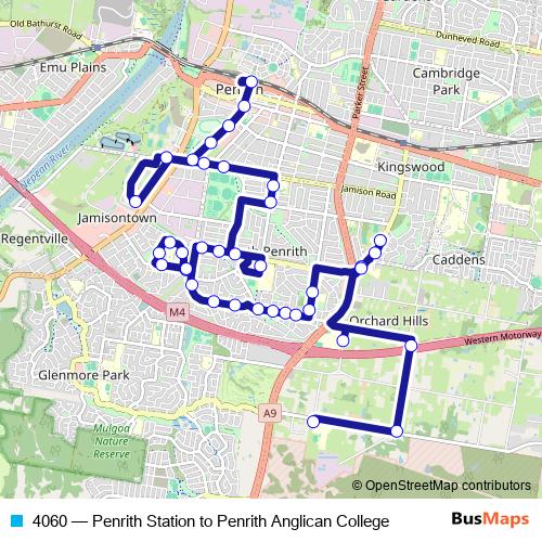 4060 bus Line Map