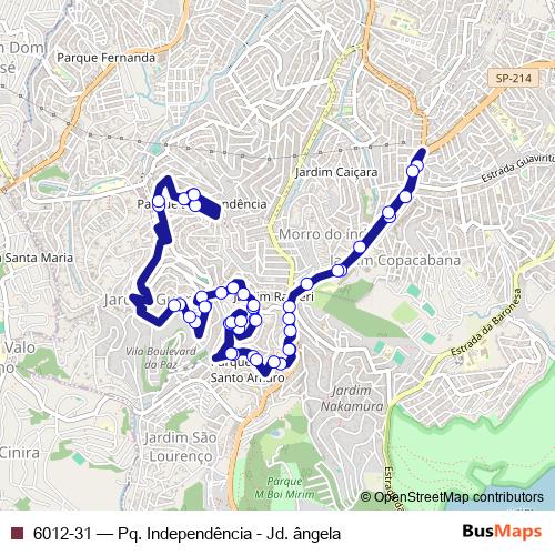 6012-31 bus Line Map