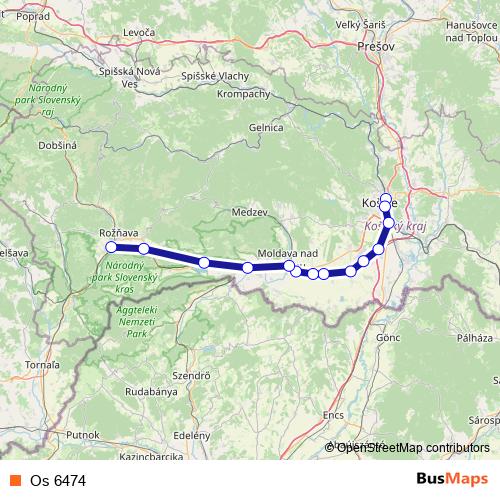 Os 6474 rail Line Map