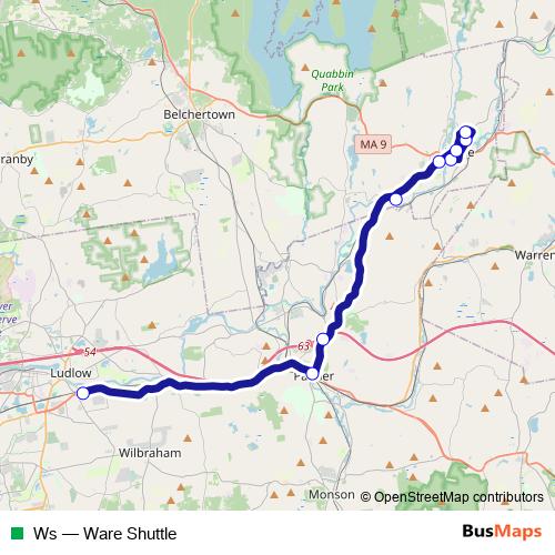 Ws bus Line Map