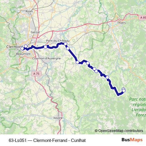 63-Ls051 bus Line Map