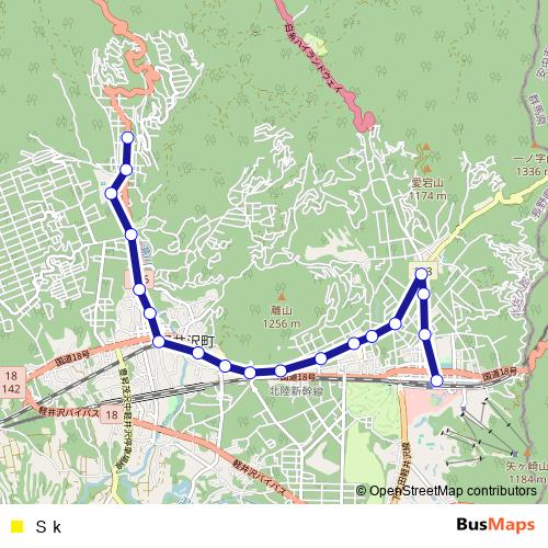 Ｓｋ bus Line Map