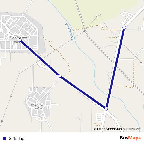 S-1stlup bus Line Map