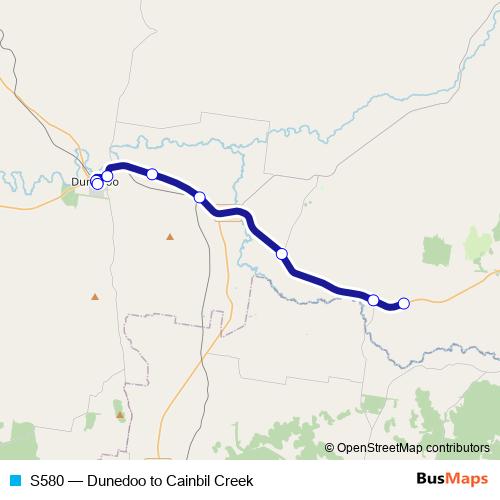 S580 bus Line Map