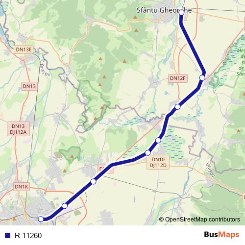 R 11260 rail Line Map