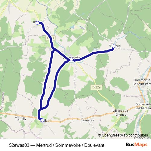 52ewas03 bus Line Map