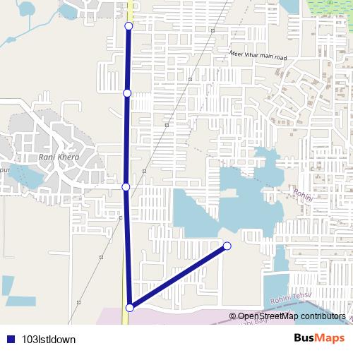 103lstldown bus Line Map