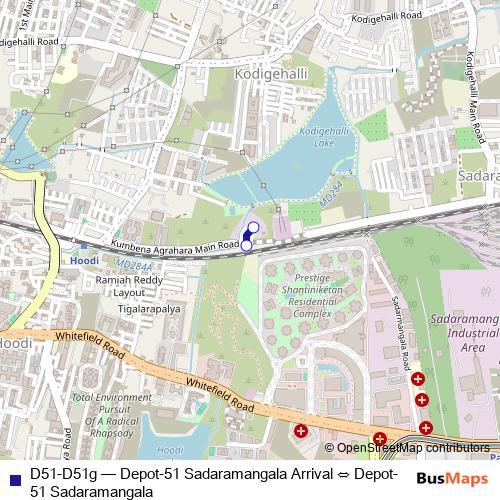 D51-D51g bus Line Map