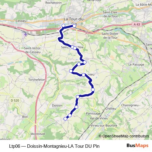 Ltp06 bus Line Map