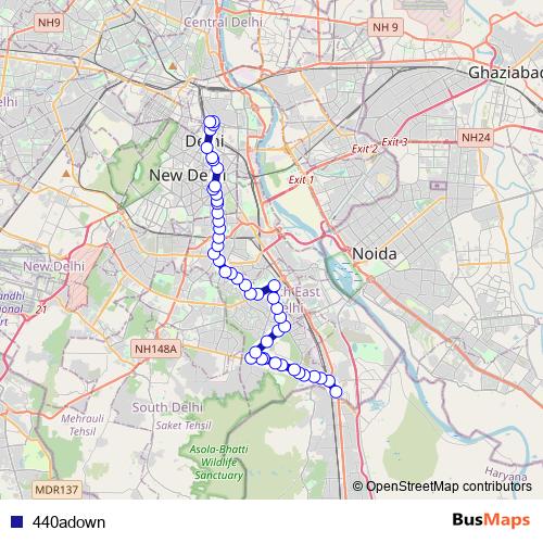 440adown bus Line Map