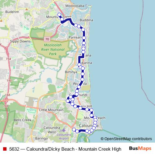 5632 bus Line Map
