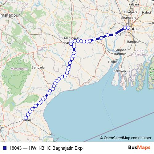 18043 rail Line Map