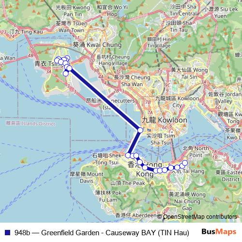 948b bus Line Map