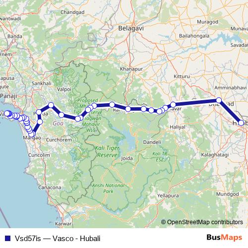 Vsd57is bus Line Map