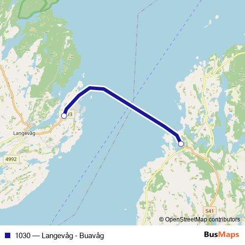 1030 ferry Line Map