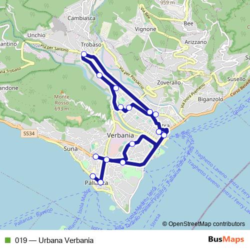 019 bus Line Map