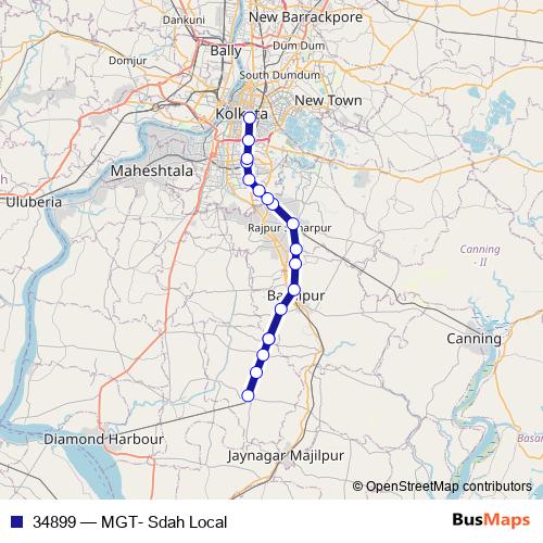 34899 rail Line Map