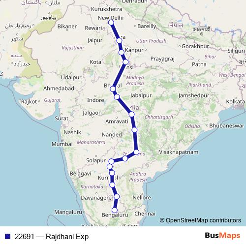 22691 rail Line Map