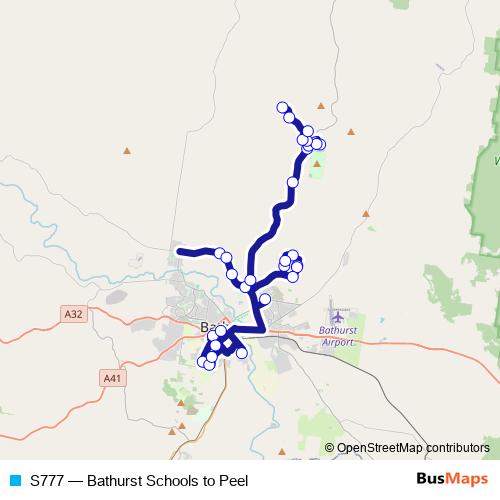 S777 bus Line Map