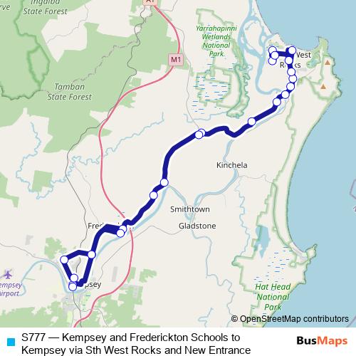 S777 bus Line Map