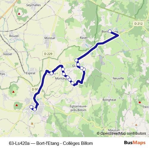 63-Ls420a bus Line Map