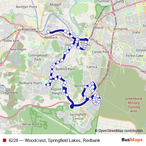 6228 bus Line Map