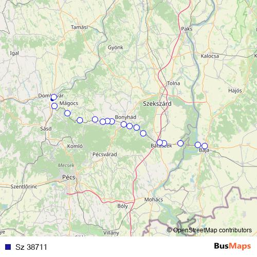 Sz 38711 rail Line Map